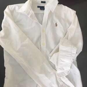 Classic White Ralph Lauren Button Down