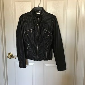 Black Leather Jacket in Great Condition