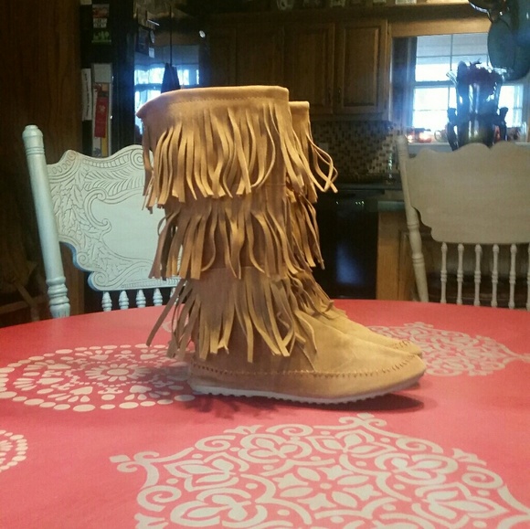 Leather suede moccasins - Picture 2 of 3