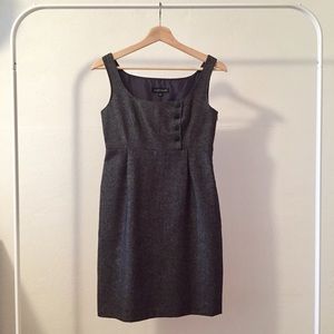 Jill Stuart Wool Tweed shift dress w/ silk lining