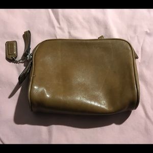 Vintage Coach leather cosmetic bag