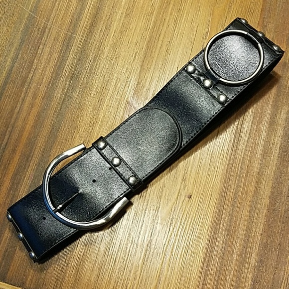 No Boundaries Accessories - Punk rock, vegan, studded, black belt!!