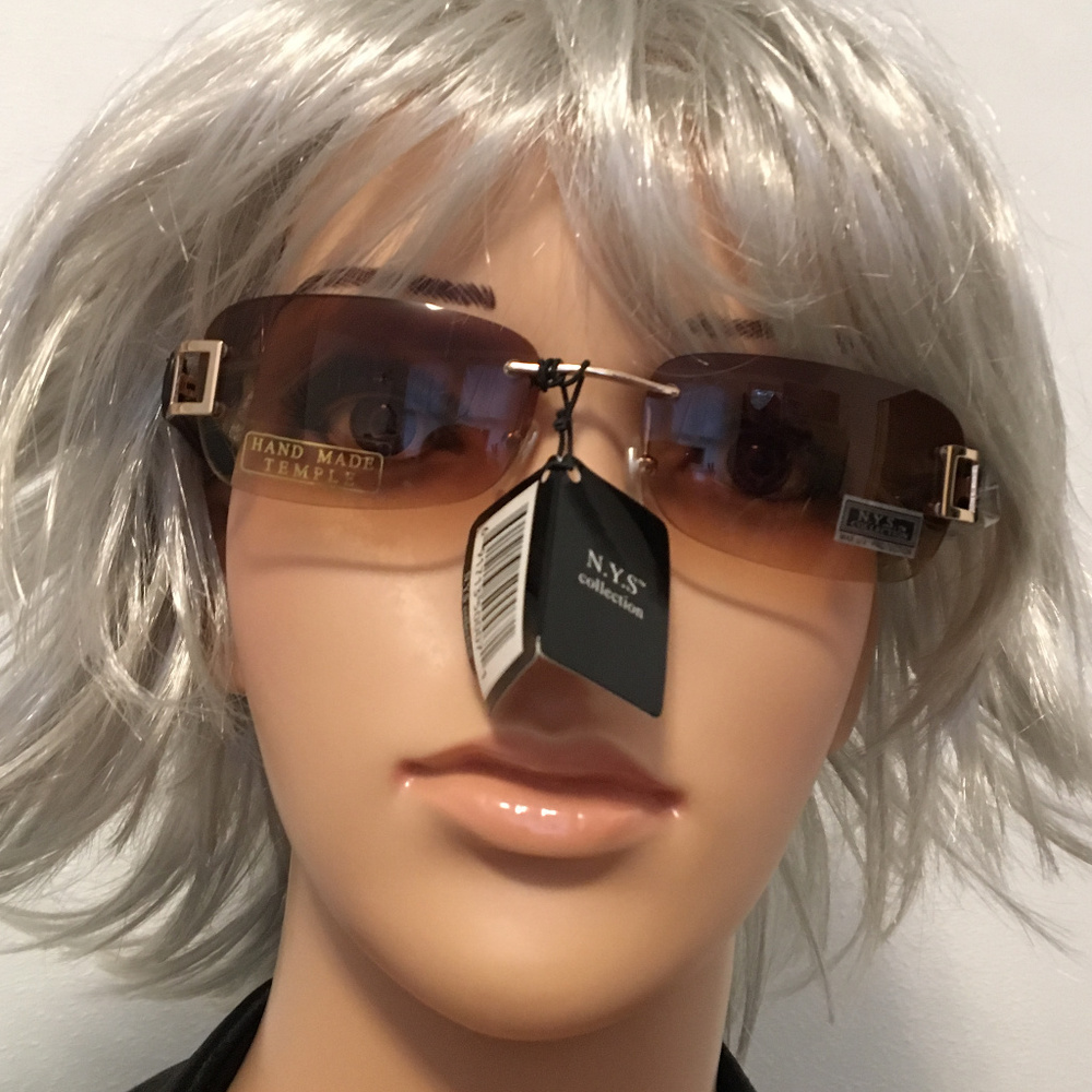 NEW Hand made Temple Brown Ombre Sunglasses