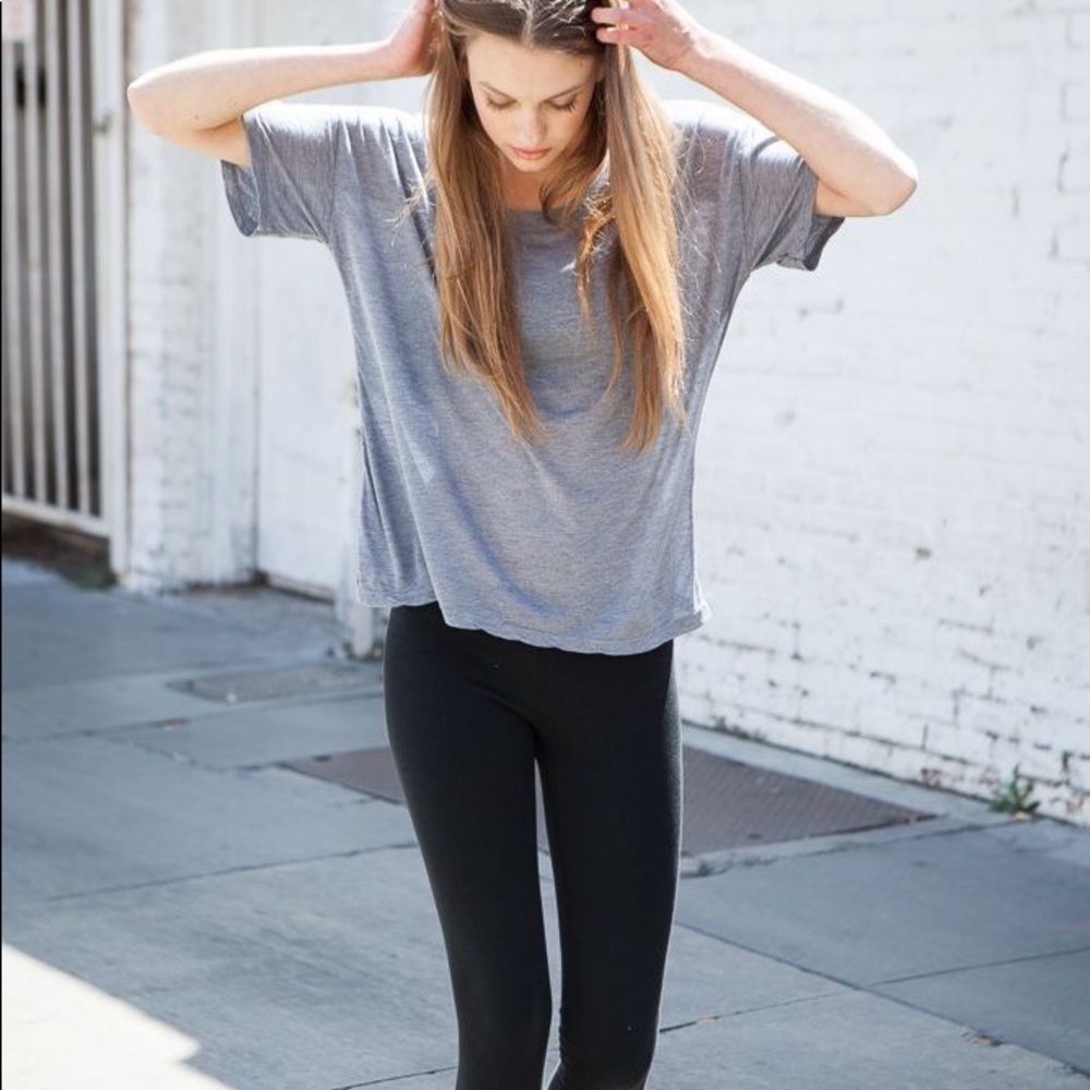 Brandy Melville gray v neck
