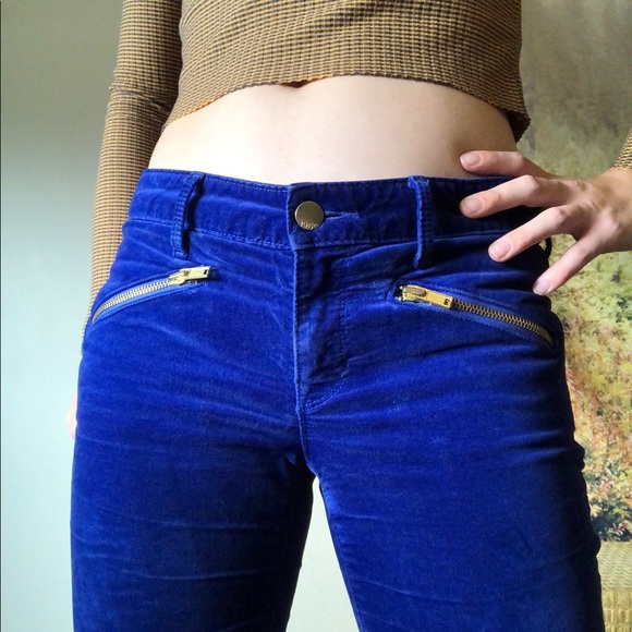GAP Denim - ✨Host Pick✨Gap 1969 blue velvet low rise jeans