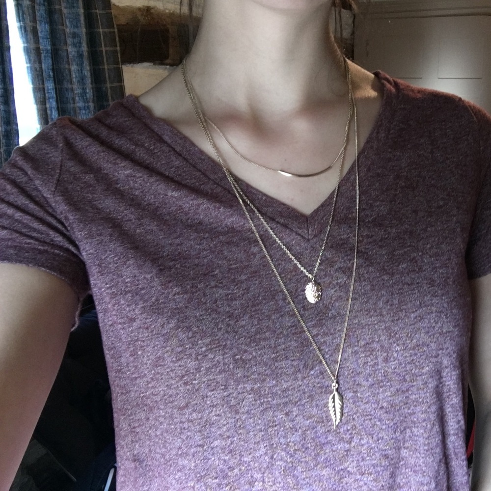 gold necklace