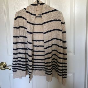 Navy Stripe and Cream Sweater