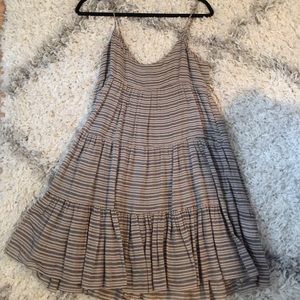 Rebecca Minkoff Linen striped dress