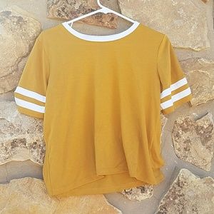Mustard yellow shirt