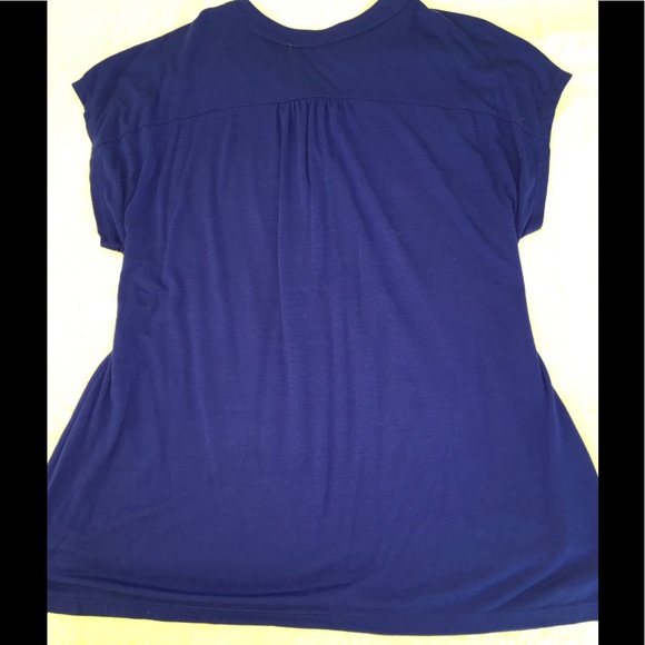 Liz Claiborne 💙 Metal Button Up - Picture 5 of 7