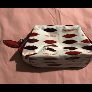 Banana Republic laminated cosmetic bag.