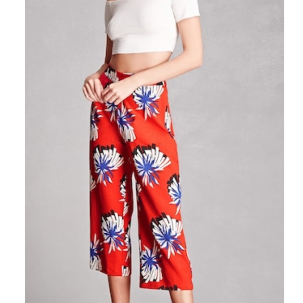 Pixie & Diamond Abstract Culottes