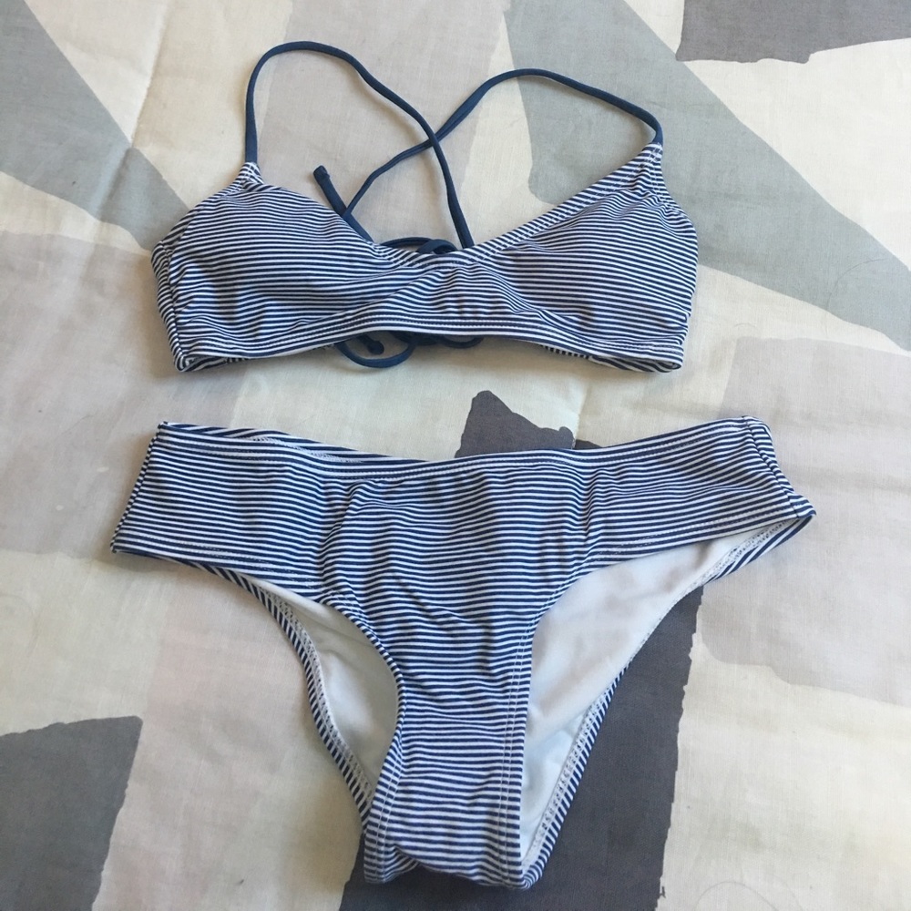 Xhilaration Striped Bikini