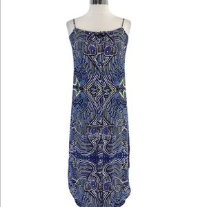 Mara Hoffman Easy Dress size XS blue tribal print