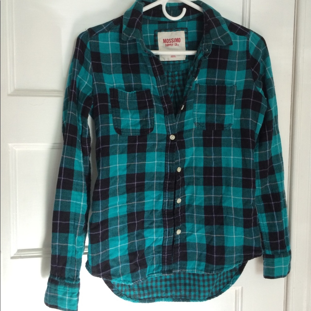Plaid flannel shirt