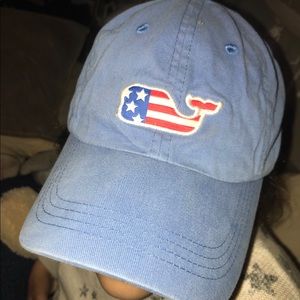Vineyard Vines American Flag Whale Hat