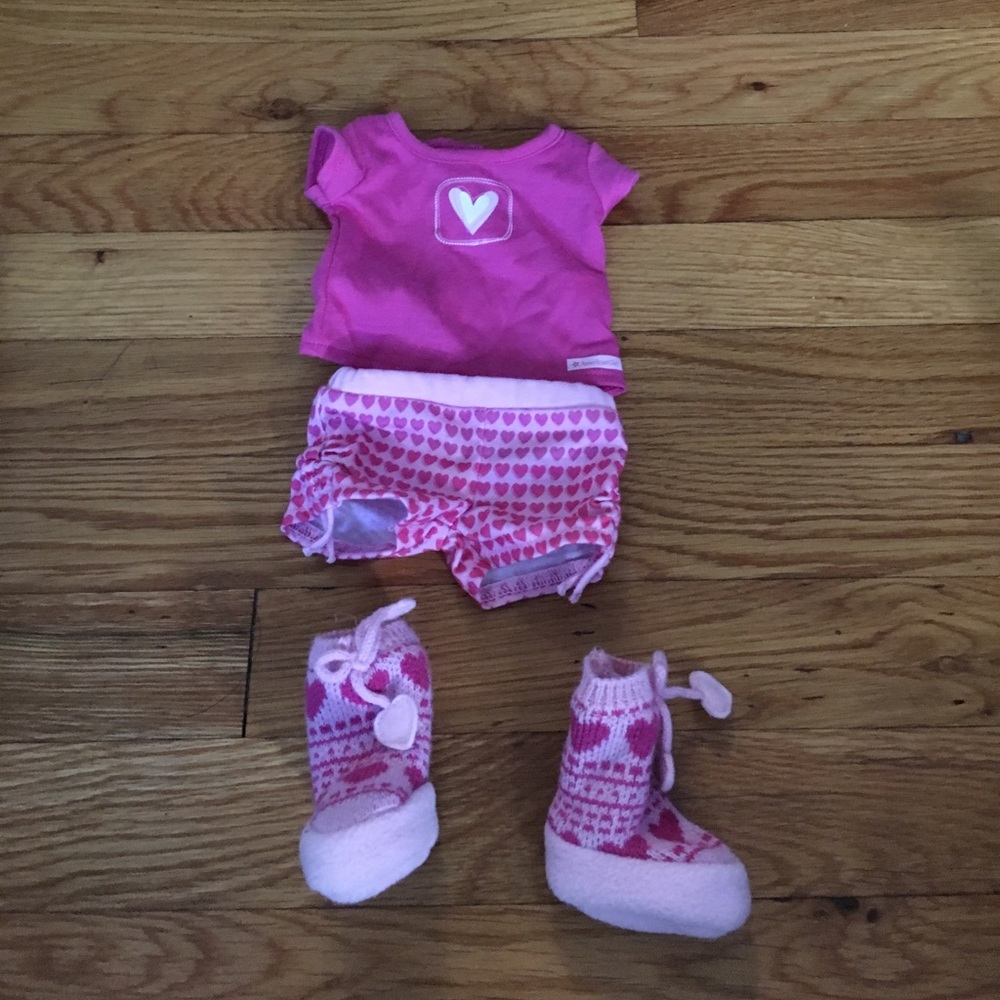PJ set with slipper booties