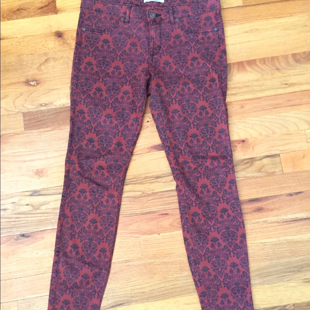 Rich & Skinny patterned skinny jeans