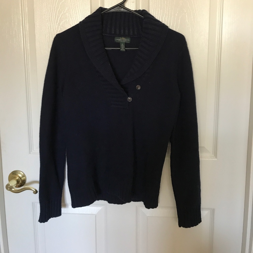 Beautiful Gently Used Navy Sweater