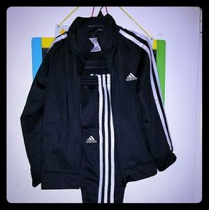 Toddler Adidas jogging set.