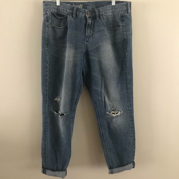 Madewell Distressed Boyfriend Jean - Picture 1 of 8