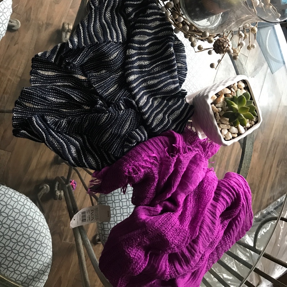 Two Ann Taylor Scarfs Scarves