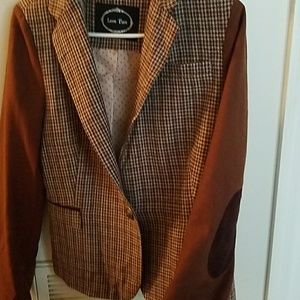 Womens blazer with elbow patches