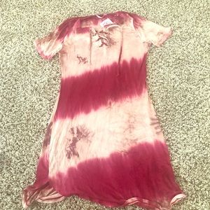 Tie-Dye Mini Dress