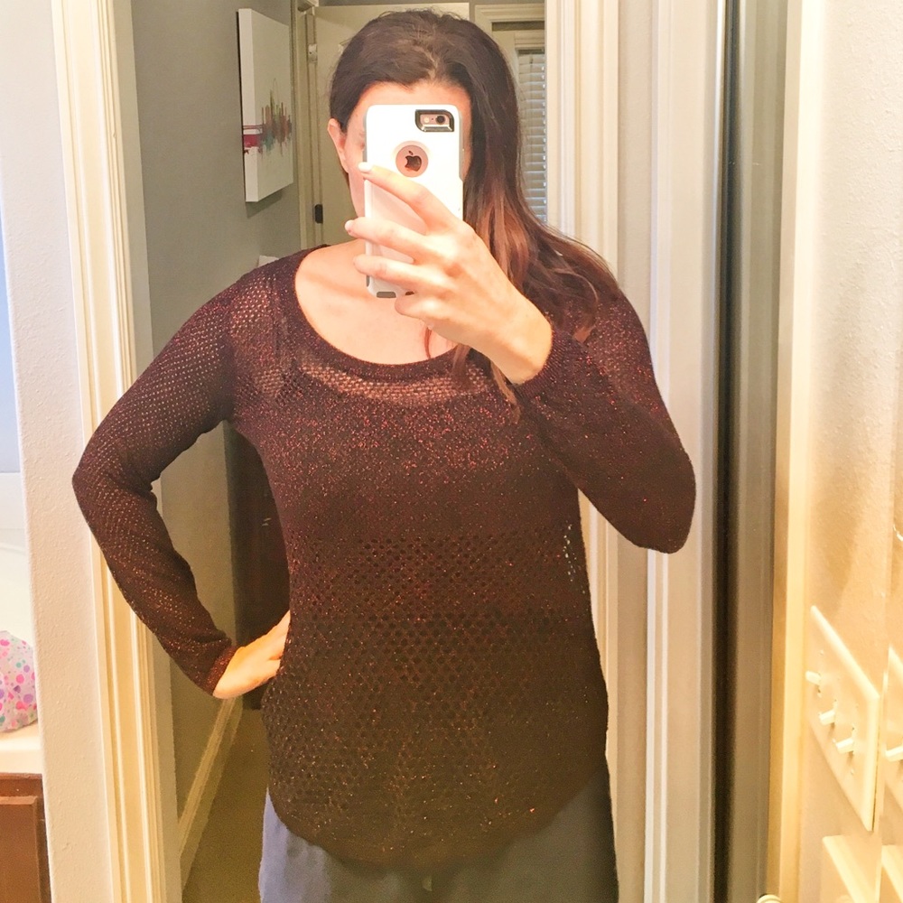 Black and red Rock & Republic sweater