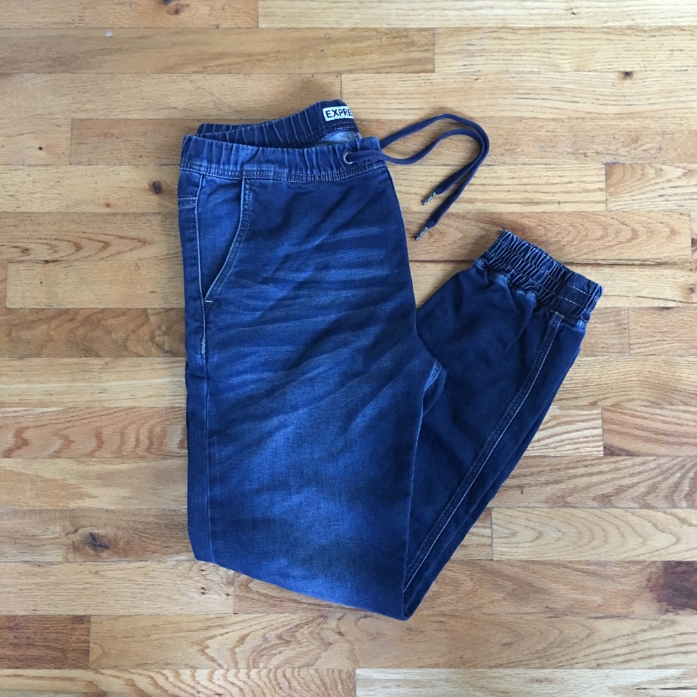 Express Denim Joggers