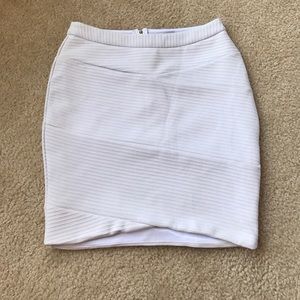 White bondage Charlotte R. mini skirt size small