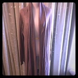 Urban Behavior Purple Cardigan Tied Many Ways