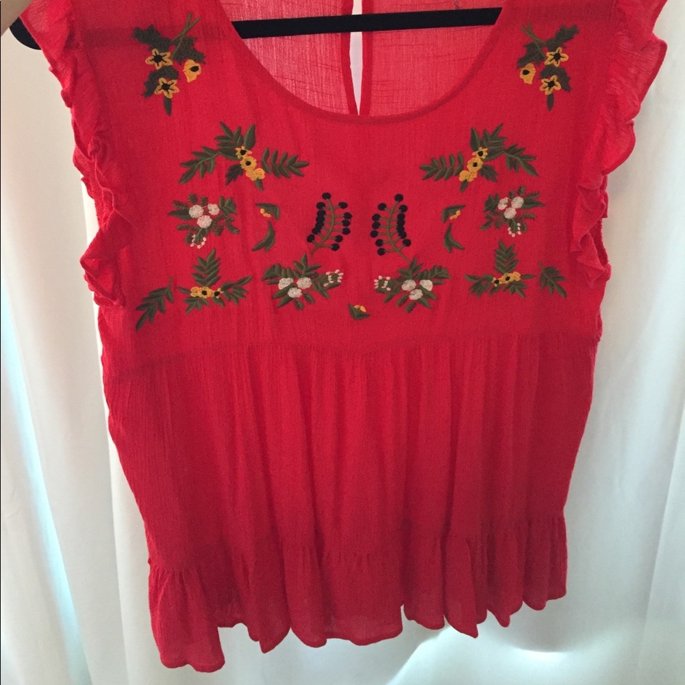 Entro - In Bloom Top -Red - Picture 3 of 4