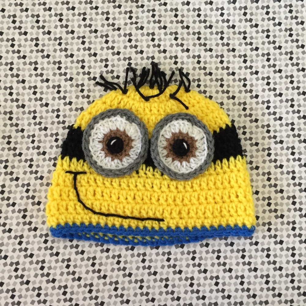 Despicable Me Minion Crochet Hat