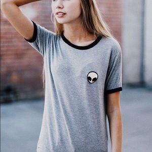 Brandy Melville alien tee
