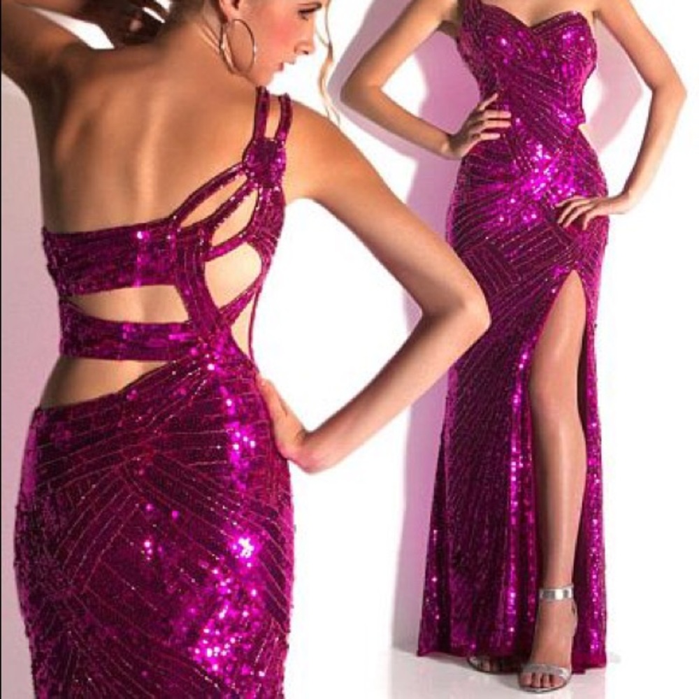 Sequin prom/formal/pageant gown size 8