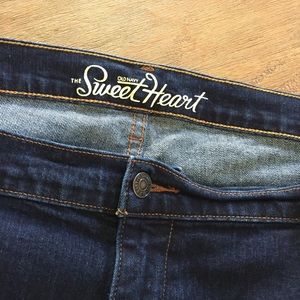 ON "sweetheart" skinny jeans medium/dark wash