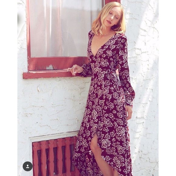 Cotton Candy LA Dresses & Skirts - NWT Cotton Candy LA long floral dress w/ high slit