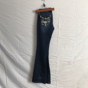 Dark Blue Bootcut Miss Me Jeans