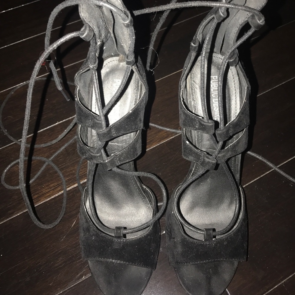 Public desire suede shoes