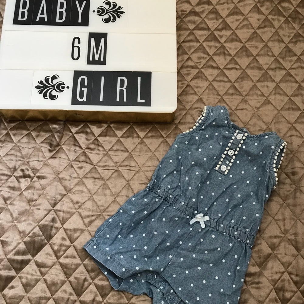 Denim Romper