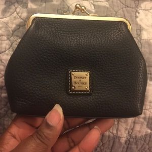 Dooney and Bourke Large Frame Wallet Black Black