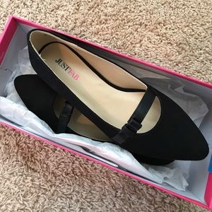 Never worn black flats