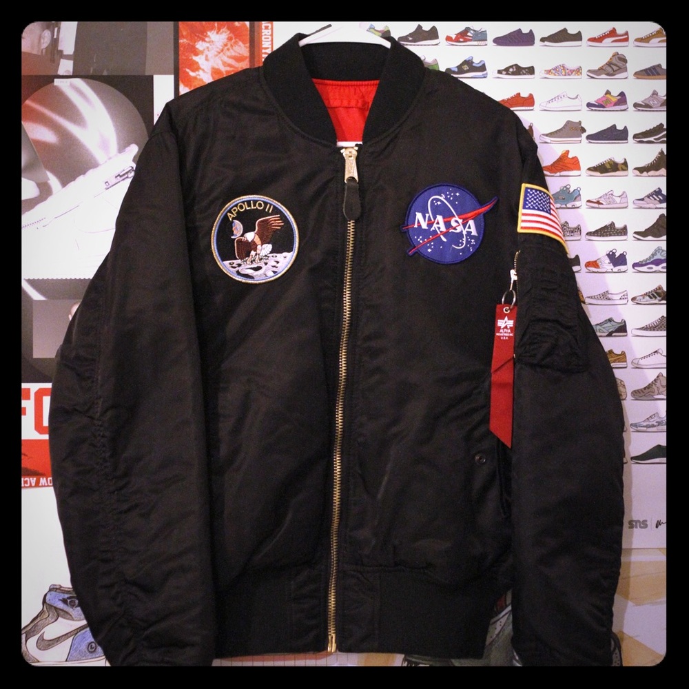 ALPHA INDUSTRIES X NASA ; APOLLO REVERSIBLE JACKET