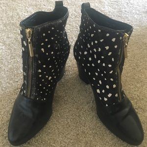 Kate Spade Saturday Cow Hair Booties