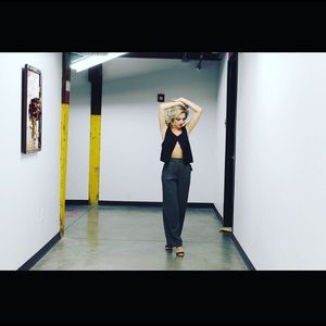 Dark green high waisted vintage (with tag) slacks