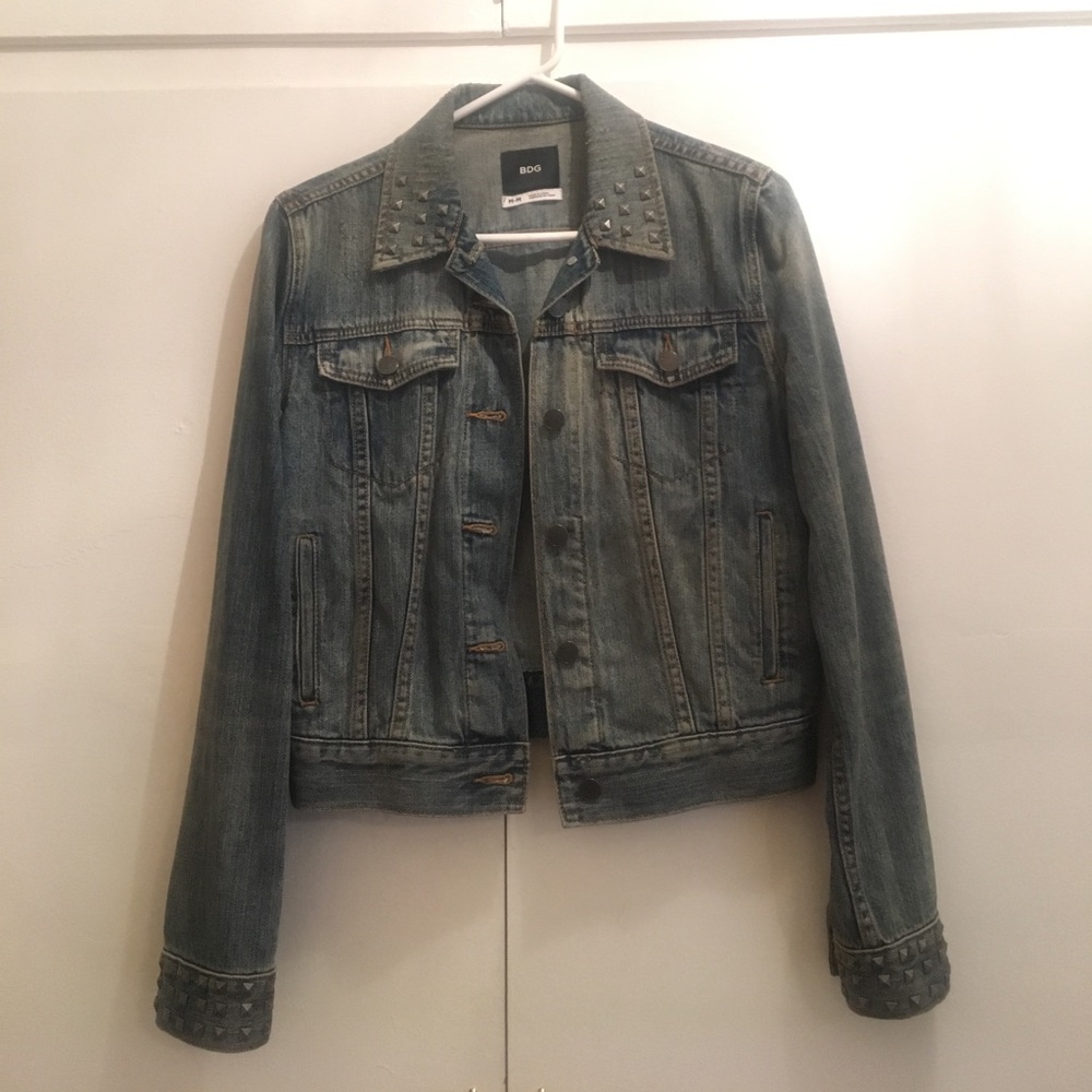 Urban Outfitters Studded Denim Jacket