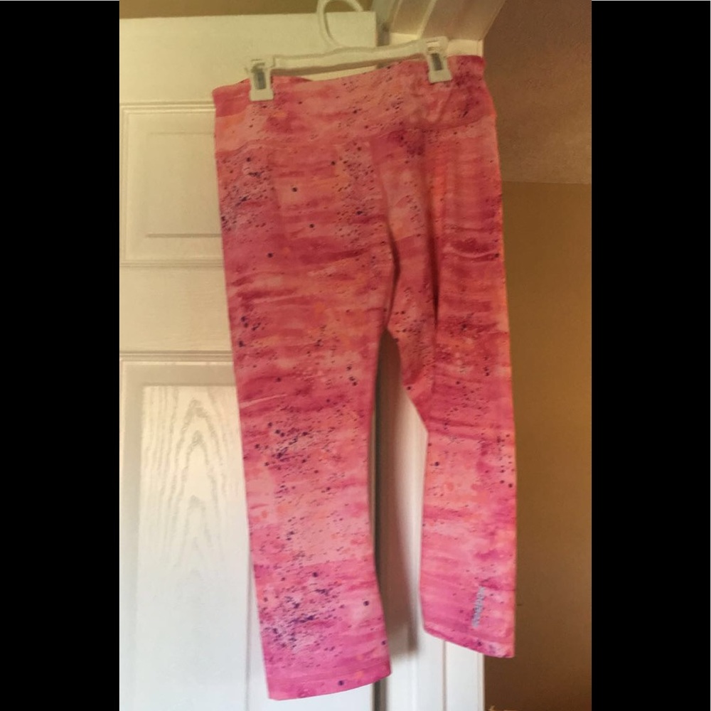 Reebok speckled pink leggings