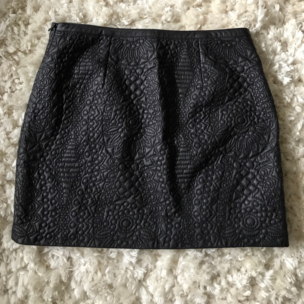 Promos Quilted Mini Skirt