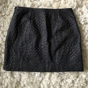 Promos Quilted Mini Skirt